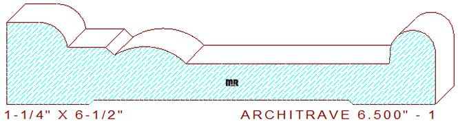 Architrave/Header 6-1/2" - 1 Architrave/Header 6-1/2" - 1