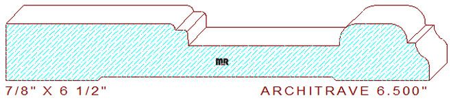 Architrave/Header 6-1/2" Architrave/Header 6-1/2"