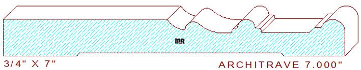 Architrave/Header 7" Architrave/Header 7"