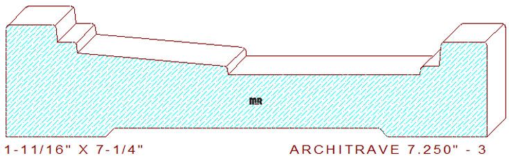 Architrave/Header 7-1/4" - 3 