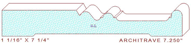 Architrave/Header 7-1/4" Architrave/Header 7-1/4"