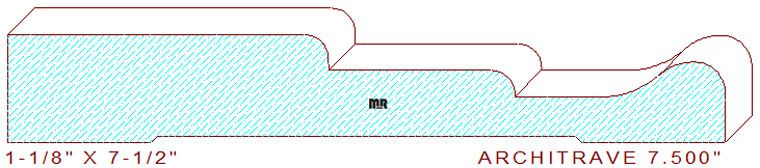 Architrave/Header 7-1/2" Architrave/Header 7-1/2"