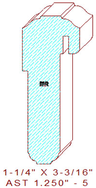 T-Astragal 1-1/4" - 5 T-Astragal 1-1/4" - 5
