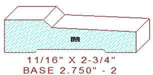 Baseboard 2-3/4" - 2