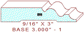 Baseboard 3" - 1 Baseboard 3" - 1