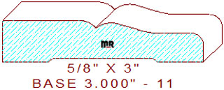 Baseboard 3" - 11