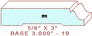 Baseboard 3" - 19