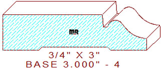 Baseboard 3" - 4