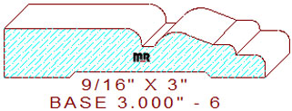 Baseboard 3" - 6 Baseboard 3" - 6
