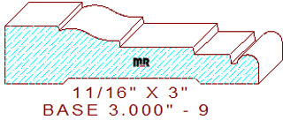 Baseboard 3" - 9