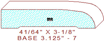 Baseboard 3-1/8" - 7