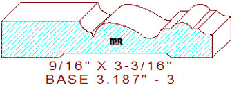 Baseboard 3-3/16" - 3 Baseboard 3-3/16" - 3