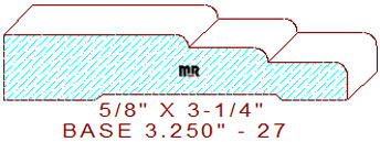 Baseboard 3-1/4" - 27