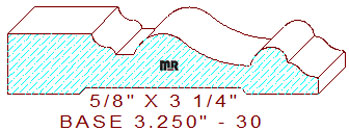 Baseboard 3-1/4" - 30