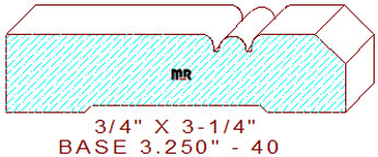 Baseboard 3-1/4" - 40 Baseboard 3-1/4" - 40