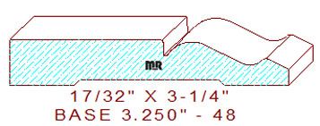 Baseboard 3-1/4" - 48