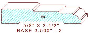 Baseboard 3-1/2" - 2