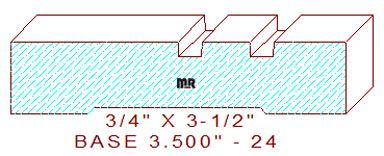 Baseboard 3-1/2" - 24