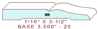 Baseboard 3-1/2" - 25