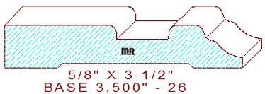 Baseboard 3-1/2" - 26