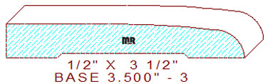 Baseboard 3-1/2" - 3