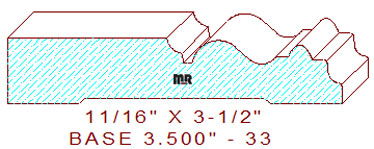 Baseboard 3-1/2" - 33