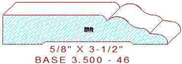 Baseboard 3-1/2" - 46