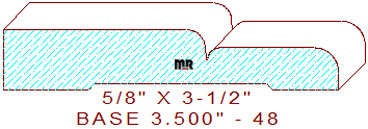 Baseboard 3-1/2" - 48