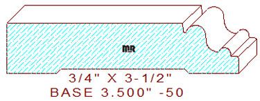 Baseboard 3-1/2" - 50