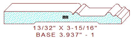 Baseboard 3-15/16" - 1