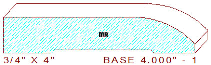 Baseboard 4" - 1 Baseboard 4" - 1