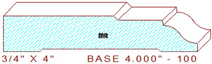 Baseboard 4" - 100 Baseboard 4" - 100