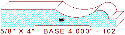 Baseboard 4" - 102