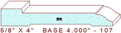 Baseboard 4" - 107