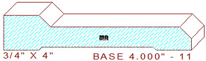 Baseboard 4" - 11 Baseboard 4" - 11