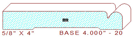 Baseboard 4" - 20 Baseboard 4" - 20