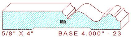 Baseboard 4" - 23