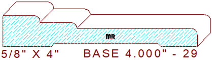 Baseboard 4" - 29 Baseboard 4" - 29