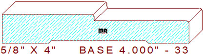 Baseboard 4" - 33 Baseboard 4" - 33