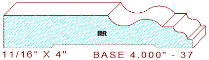 Baseboard 4" - 37