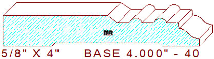 Baseboard 4" - 40