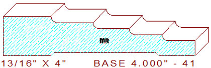 Baseboard 4" - 41