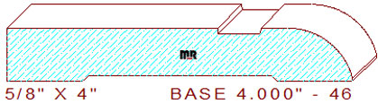 Baseboard 4" - 46 Baseboard 4" - 46