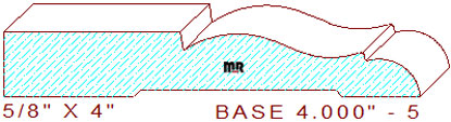 Baseboard 4" - 105