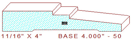 Baseboard 4" - 50