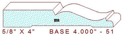 Baseboard 4" - 51