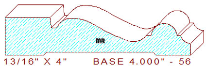 Baseboard 4" - 56 Baseboard 4" - 56