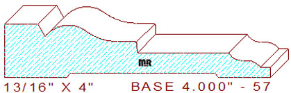 Baseboard 4" - 57