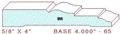 Baseboard 4" - 65