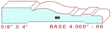 Baseboard 4" - 66 Baseboard 4" - 66